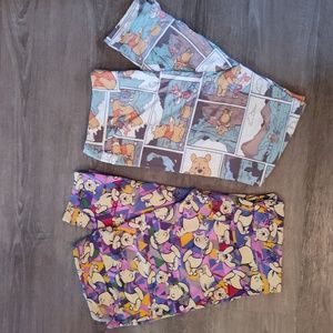 LuLaRoe T/C Disney Graphic Leggings Set of Two